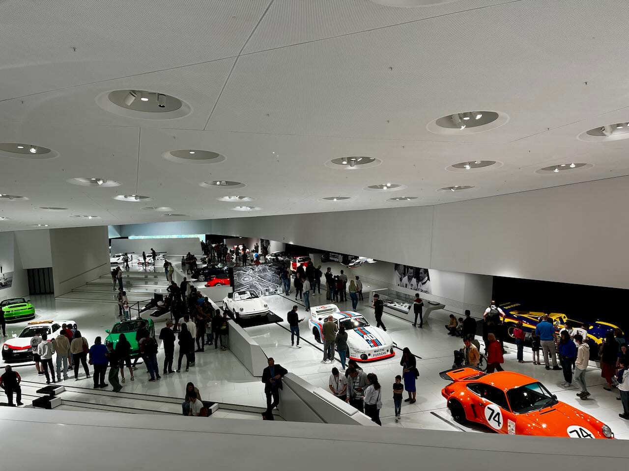 Touring the Porsche Museum in Stuttgart Germany