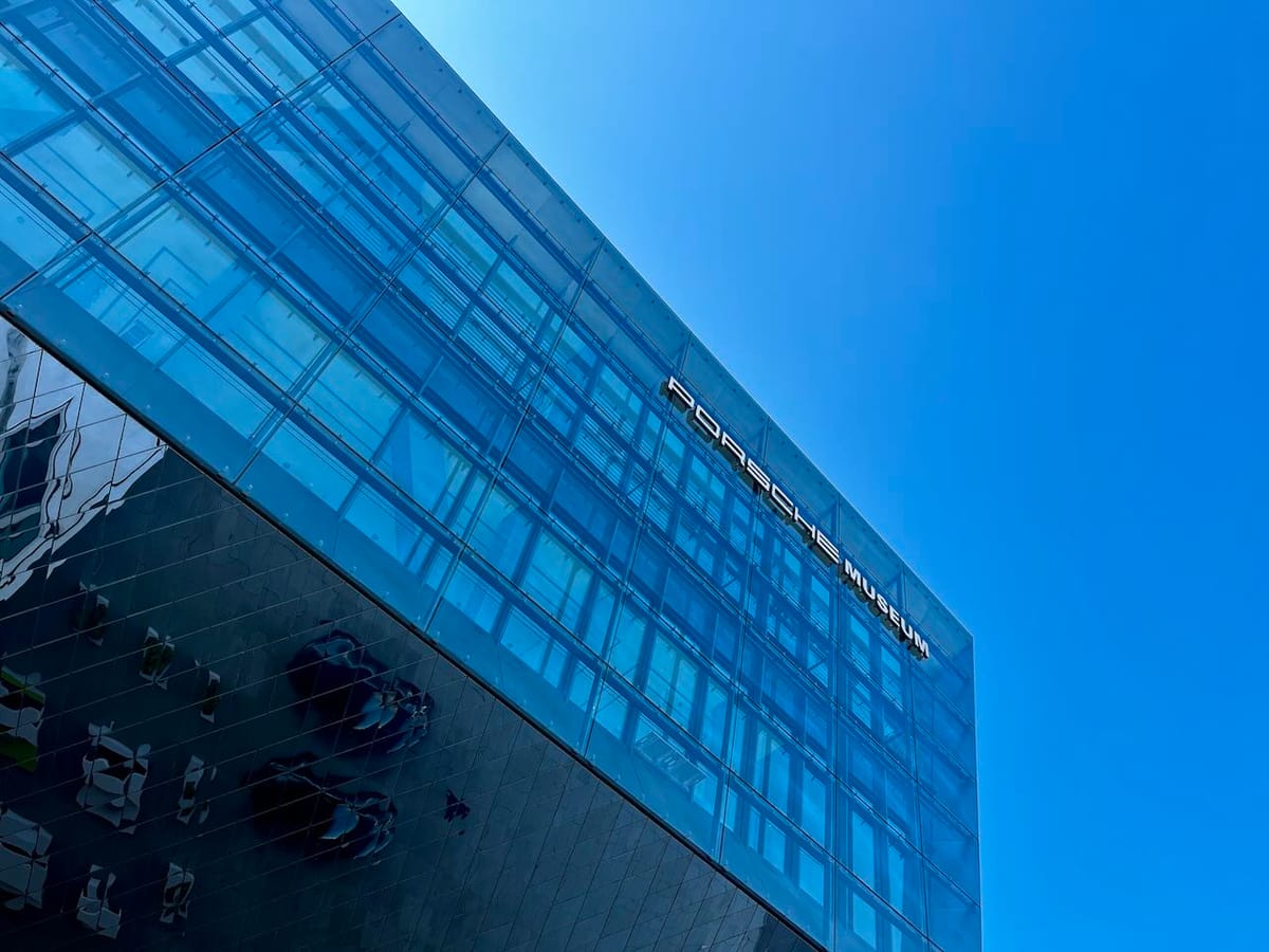 Touring the Porsche Museum in Stuttgart Germany