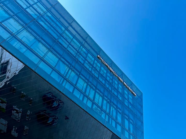 Touring the Porsche Museum in Stuttgart Germany